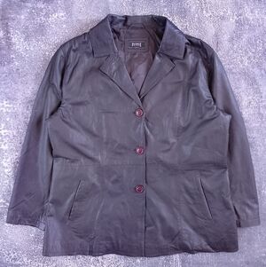 Vintage 90s Classic Style Black Leather SOFT